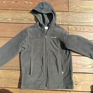 Columbia boys medium. Fleece jacket black